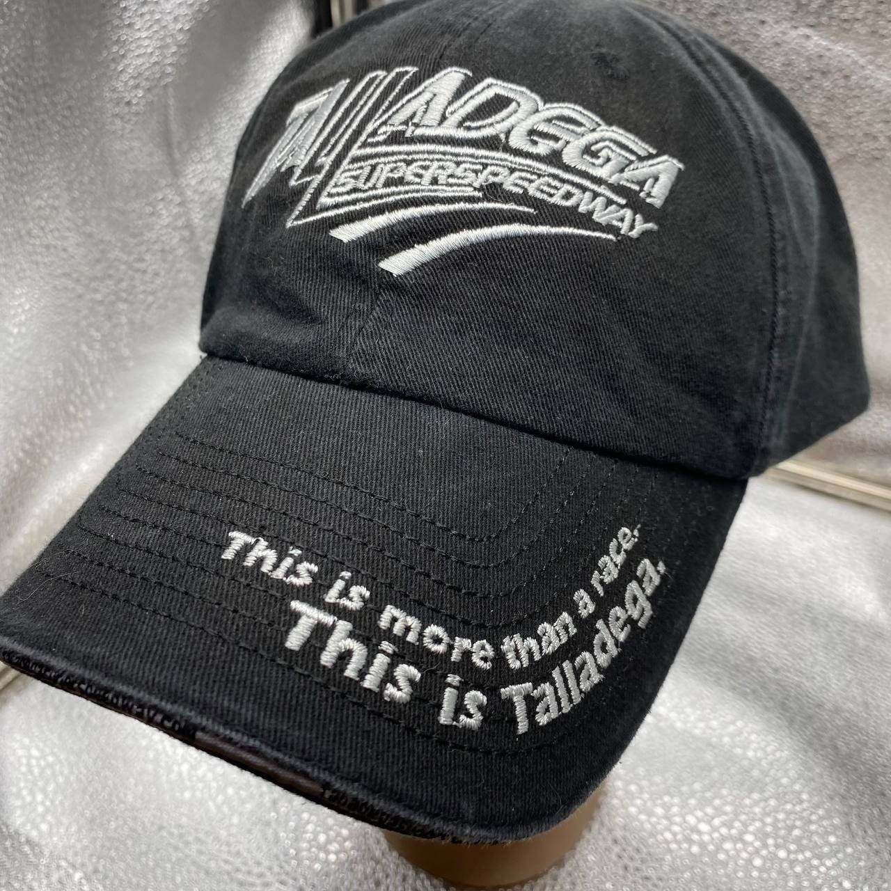 Talladega Superspeedway Hat Mens Adjustable Black Nascar Racing Baseball Cap
